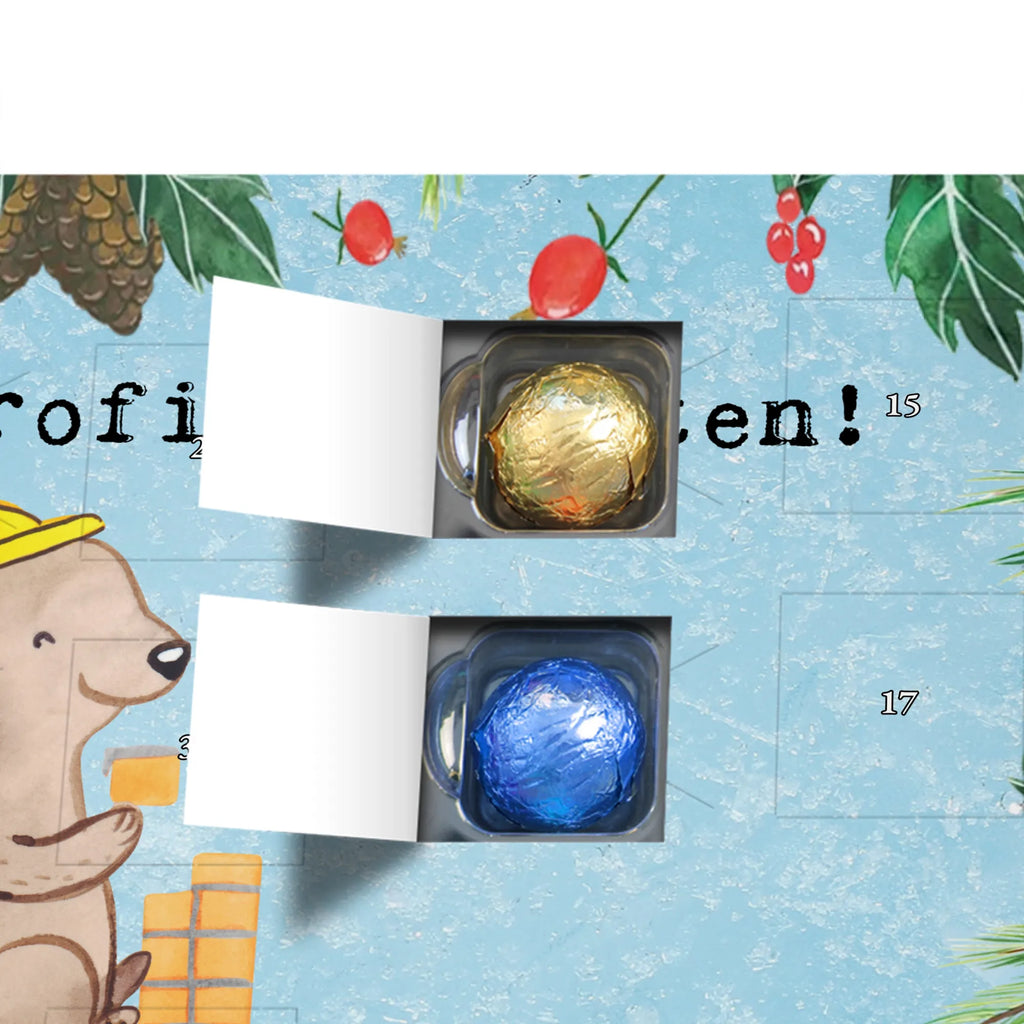 Chocolate advent calendar bricklayer Passion gift, sayings, gift idea, best, farewell gift, passing exam, anniversary, retirement, promotion, job start, profession