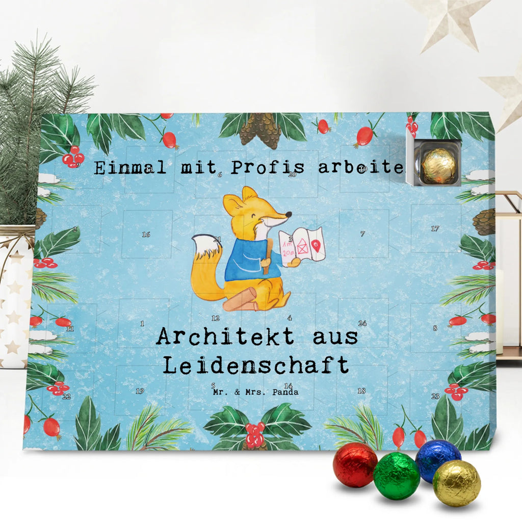 Chocolate advent calendar architect Passion gift, sayings, gift idea, best, farewell gift, passing exam, anniversary, retirement, promotion, job start, profession