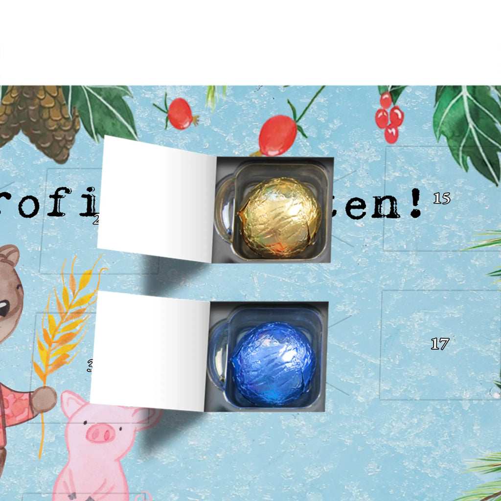 Chocolate advent calendar Farmer passion sayings, best, farewell gift, gift idea, passing exam, anniversary, retirement, promotion, job start, profession, gift