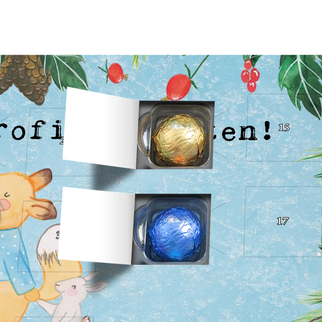 Chocolate advent calendar Animal protector passion sayings, best, farewell gift, gift idea, passing exam, anniversary, retirement, promotion, job start, profession, gift