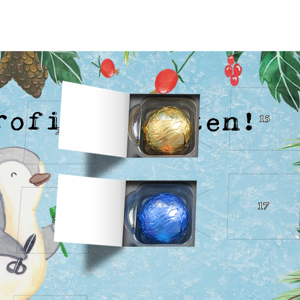 Chocolate advent calendar Hairdresser Passion gift, sayings, gift idea, best, farewell gift, passing exam, anniversary, retirement, promotion, job start, profession