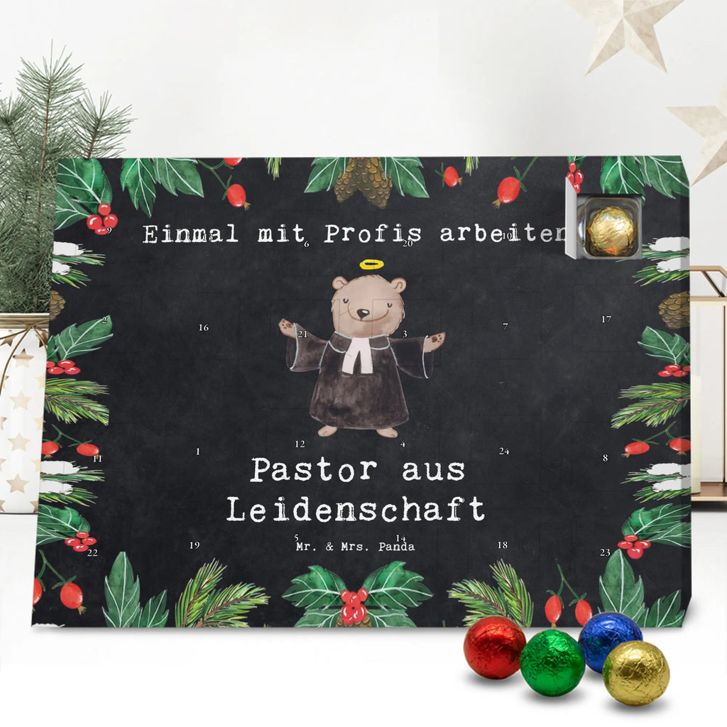 Chocolate advent calendar Pastor Passion gift, sayings, gift idea, best, farewell gift, passing exam, anniversary, retirement, promotion, job start, profession