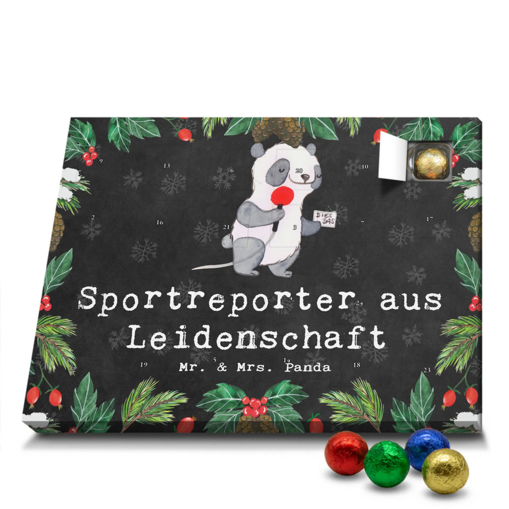Chocolate advent calendar Sports reporter Passion gift, gift idea, sayings, best, farewell gift, passing exam, anniversary, retirement, promotion, job start, profession