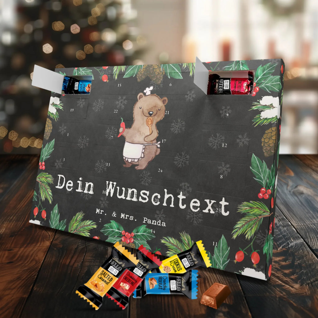 Personalisierter Schoko Adventskalender Koch Leidenschaft Personalisierter Adventskalender, Adventskalender mit Namen, Danke, Dankeschön, Firma, Mitarbeiter, Arbeitskollege, Kollegin, Kollege, Rente, Abschied, Ausbildung, Beruf, Geschenk, Schenken, Jubiläum, Fernsehkoch, Schiffskoch, Restaurant, Küchenchef, Koch, Chefkoch, Küchenmeister, Sternekoch