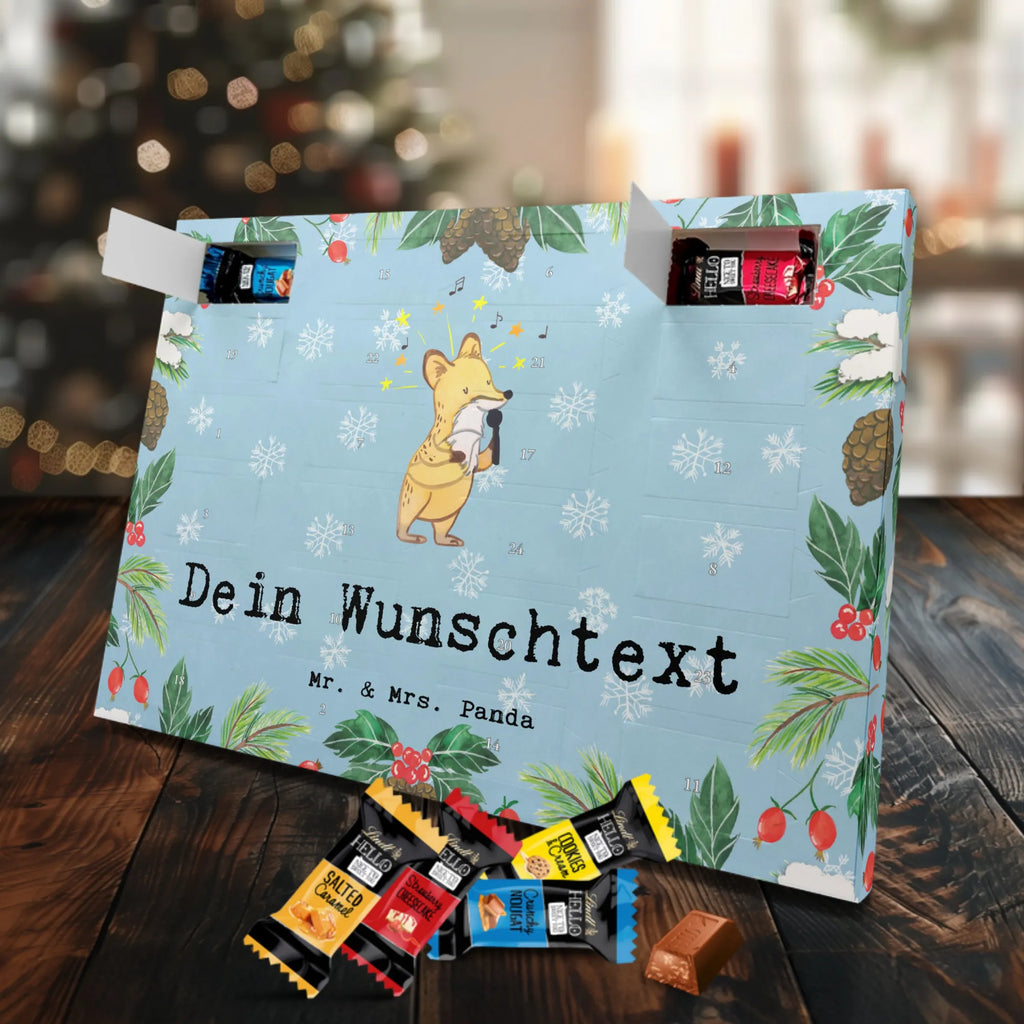 Adventskalender mit Namen Sänger Leidenschaft Adventskalender mit Namen, Personalisierter Adventskalender, Danke, Dankeschön, Firma, Mitarbeiter, Arbeitskollege, Kollegin, Kollege, Rente, Abschied, Ausbildung, Beruf, Geschenk, Schenken, Jubiläum