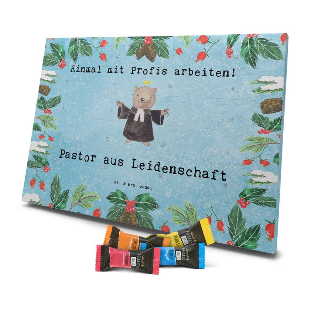 Chocolate advent calendar Pastor Passion gift, sayings, gift idea, best, farewell gift, passing exam, anniversary, retirement, promotion, job start, profession