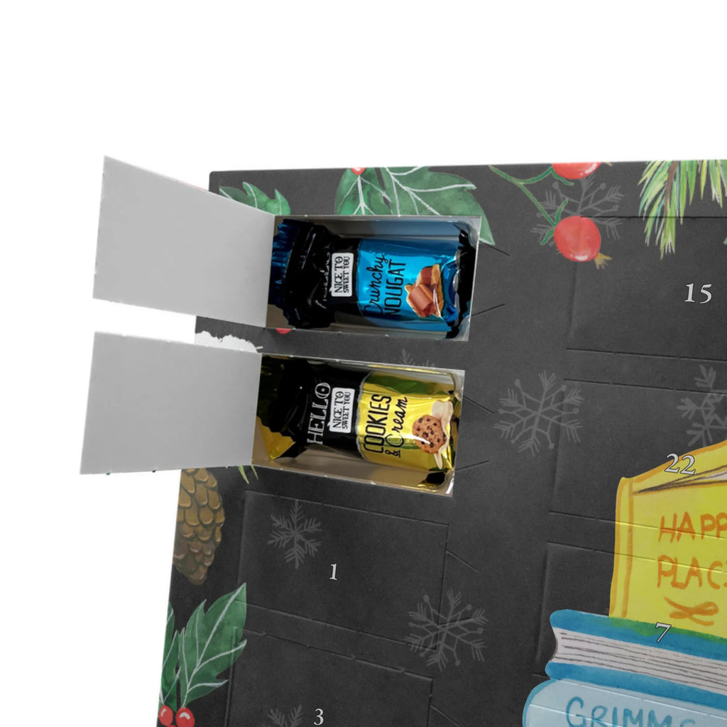 Chocolate advent calendar librarian passion gift, gift idea, sayings, best, farewell gift, passing exam, anniversary, retirement, promotion, job start, profession