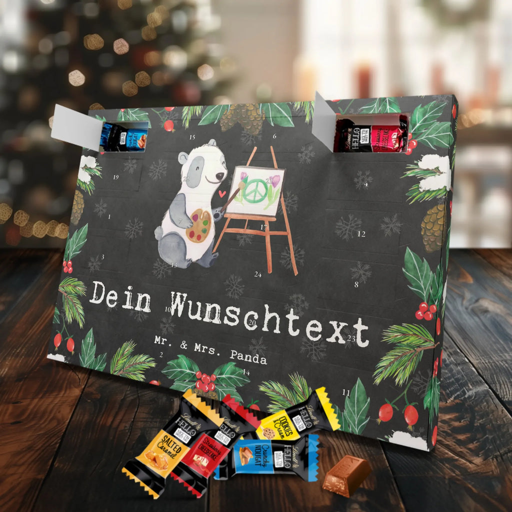 Adventskalender mit Namen Künstler Leidenschaft Personalisierter Adventskalender, Adventskalender mit Namen, Arbeitskollege, Kollegin, Kollege, Rente, Danke, Abschied, Dankeschön, Ausbildung, Beruf, Jubiläum, Schenken, Geschenk, Firma, Mitarbeiter, Künstler, Maler, Kunstschule, Kunstmaler, Galerie Eröffnung