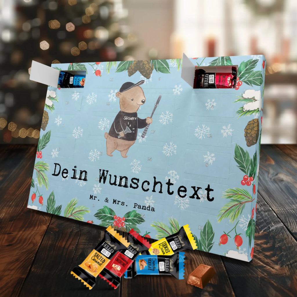 Adventskalender mit Namen Security Mitarbeiter Leidenschaft Personalisierter Adventskalender, Adventskalender mit Namen, Danke, Dankeschön, Beruf, Ausbildung, Jubiläum, Abschied, Geschenk, Rente, Schenken, Kollege, Kollegin, Arbeitskollege, Mitarbeiter, Firma