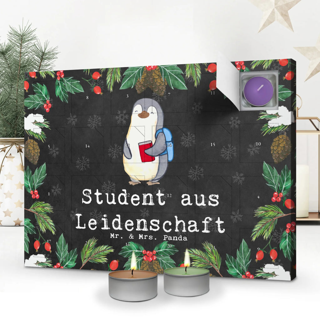 Scented candle advent calendar Student Passion gift, gift idea, best, farewell gift, passing exam, anniversary, retirement, promotion, job start, sayings, funny, profession