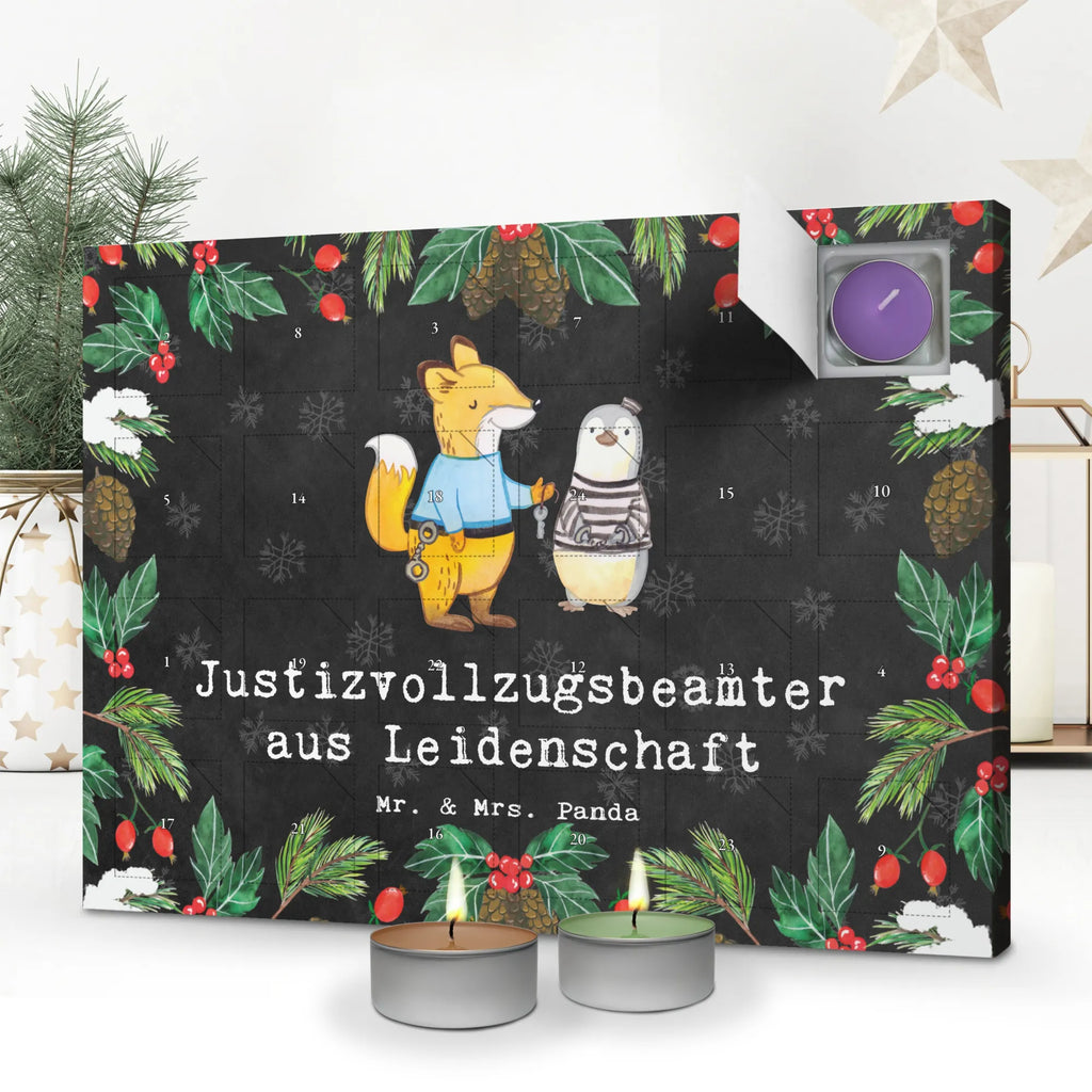 Scented candle advent calendar Correctional Officer Passion gift, gift idea, best, farewell gift, passing exam, anniversary, retirement, promotion, job start, sayings, funny, profession