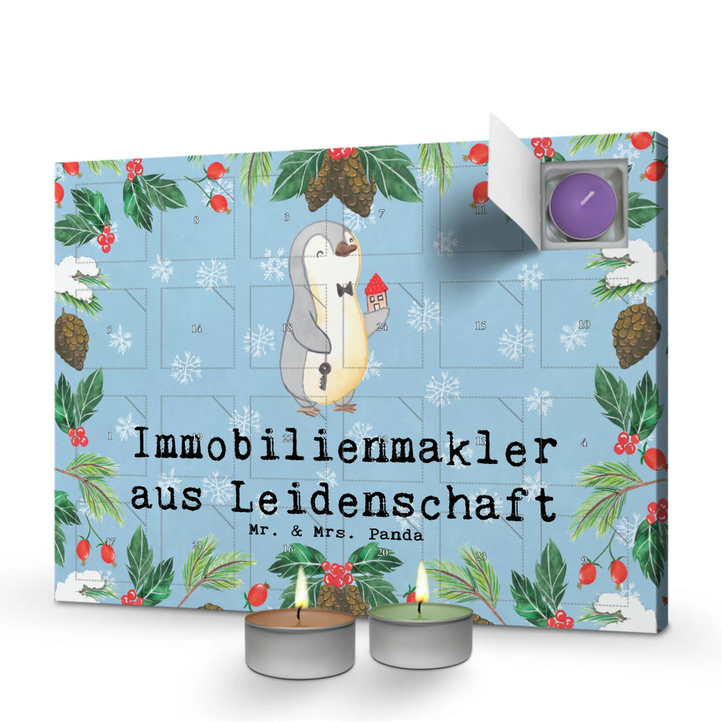 Scented candle advent calendar Real Estate Agent Passion gift, gift idea, best, farewell gift, passing exam, anniversary, retirement, promotion, job start, sayings, funny, profession