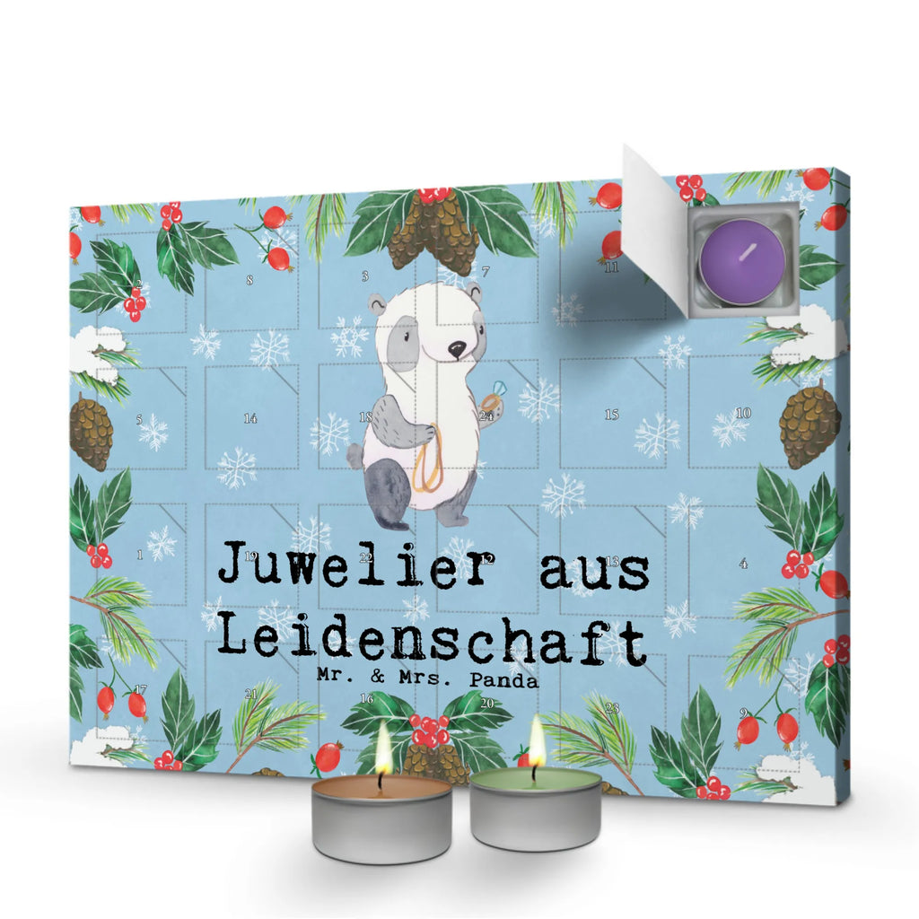 Scented candle advent calendar Jeweler Passion gift, gift idea, best, farewell gift, passing exam, anniversary, retirement, promotion, job start, sayings, funny, profession