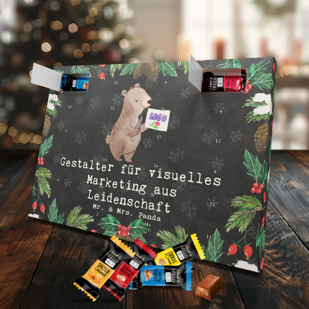Chocolate advent calendar Visual Marketing Designer Passion sayings, best, farewell gift, gift idea, passing exam, anniversary, retirement, promotion, job start, profession, gift