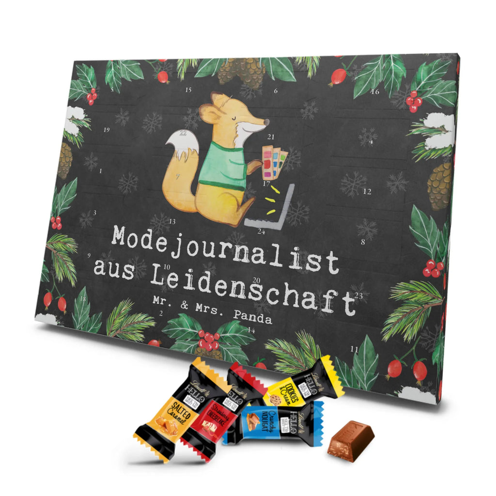 Chocolate advent calendar Fashion journalist Passion gift, gift idea, sayings, best, farewell gift, passing exam, anniversary, retirement, promotion, job start, profession
