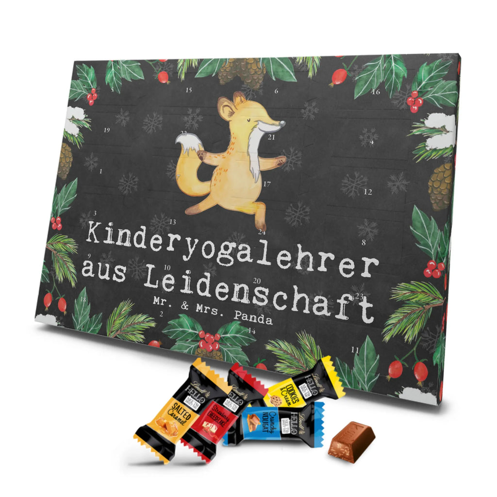 Chocolate advent calendar Children's Yoga Teacher Passion gift, gift idea, sayings, best, farewell gift, passing exam, anniversary, retirement, promotion, job start, profession
