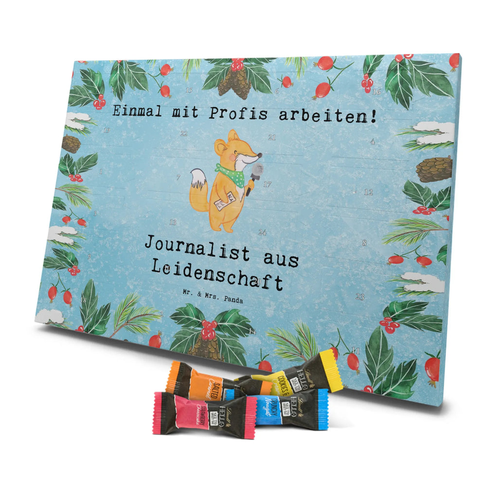 Chocolate advent calendar Journalist Passion gift, gift idea, sayings, best, farewell gift, passing exam, anniversary, retirement, promotion, job start, profession