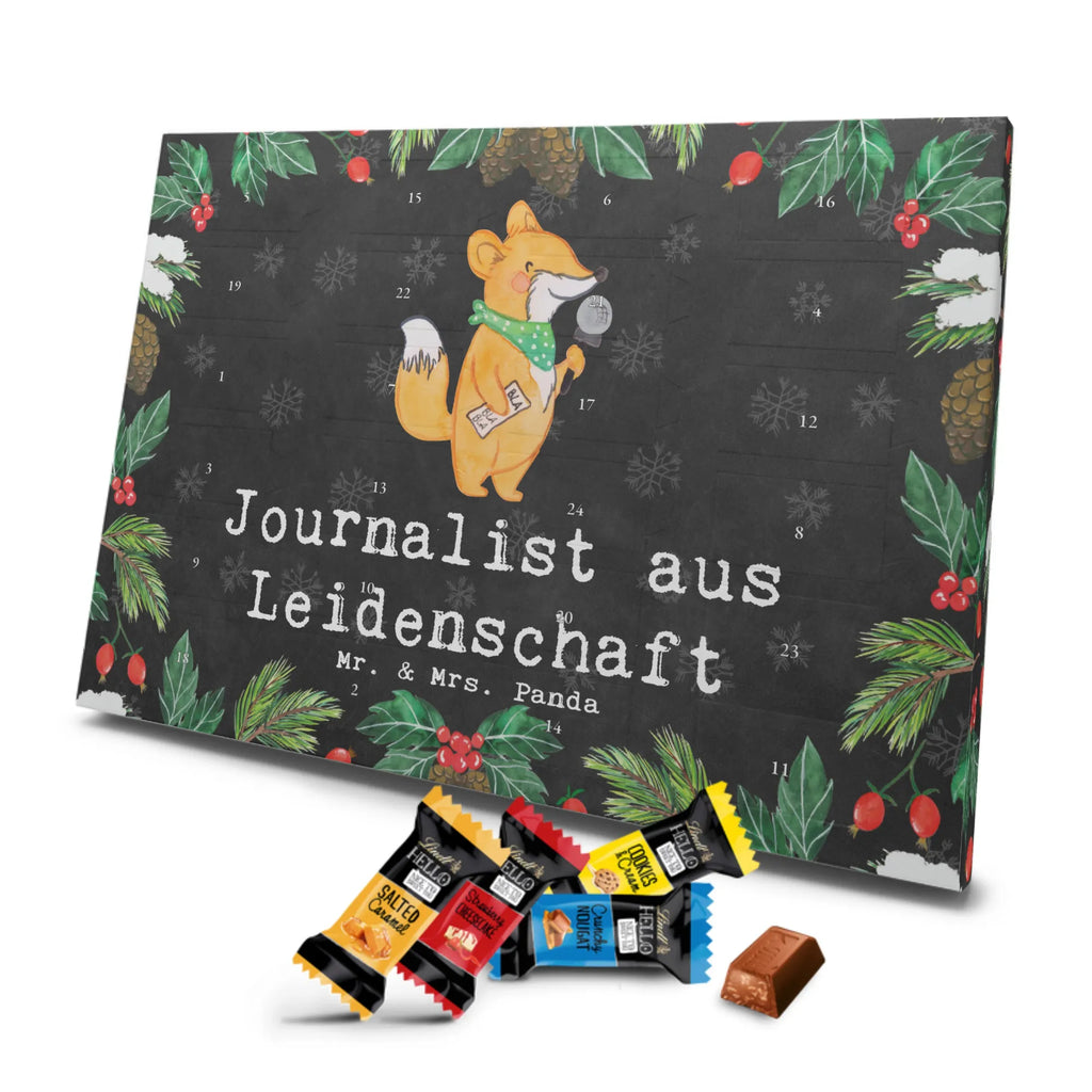Chocolate advent calendar Journalist Passion gift, gift idea, sayings, best, farewell gift, passing exam, anniversary, retirement, promotion, job start, profession