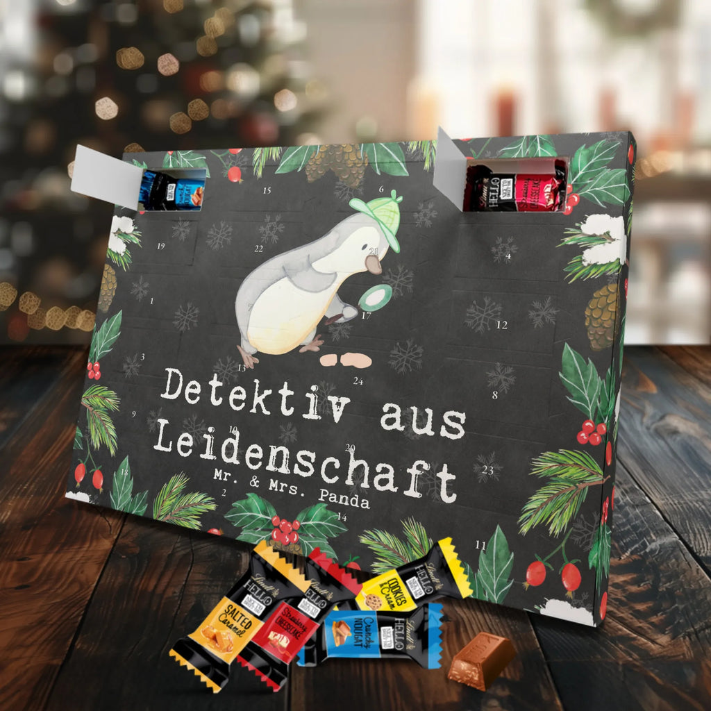 Chocolate advent calendar Detective passion gift, sayings, gift idea, best, farewell gift, passing exam, anniversary, retirement, promotion, job start, profession