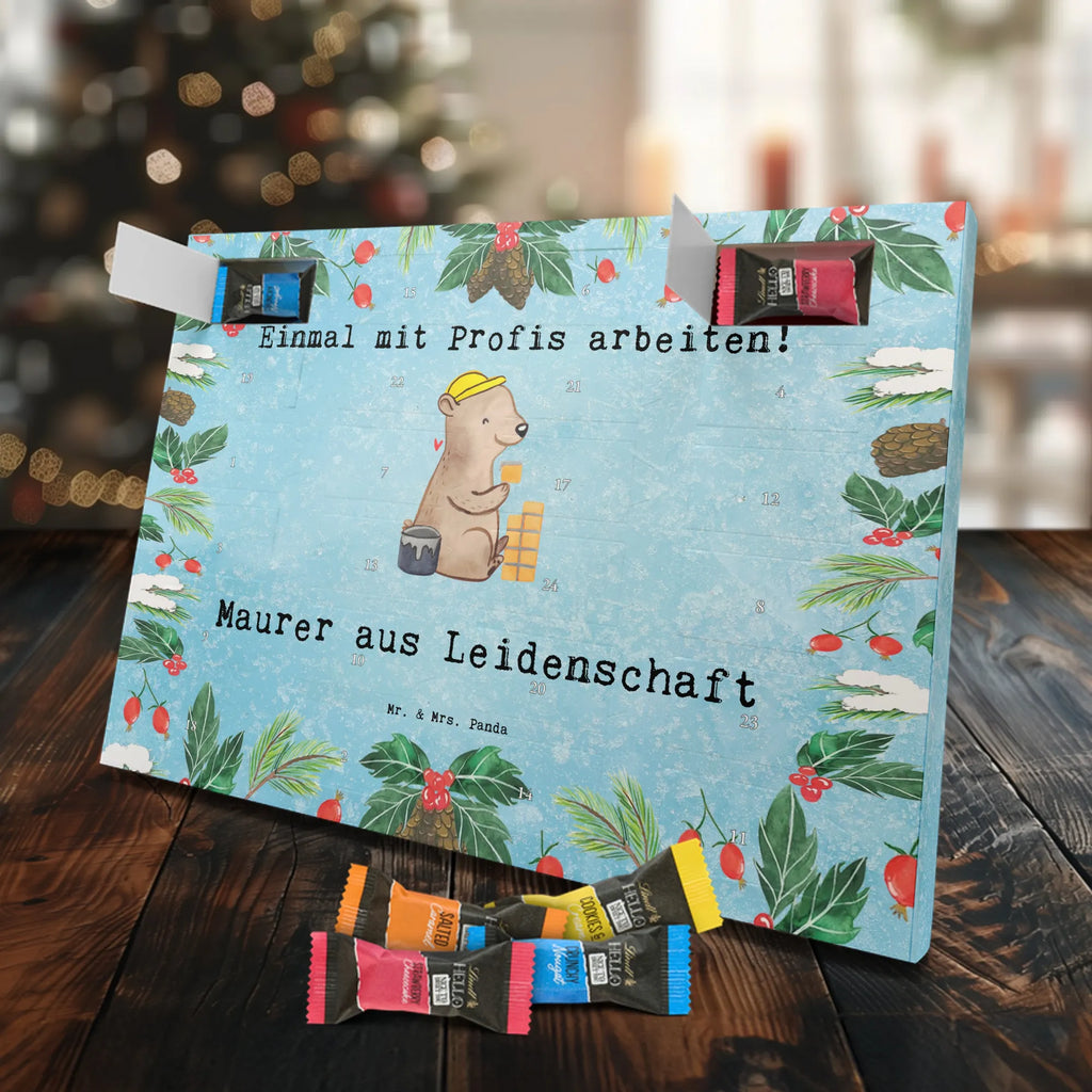 Chocolate advent calendar bricklayer Passion gift, sayings, gift idea, best, farewell gift, passing exam, anniversary, retirement, promotion, job start, profession