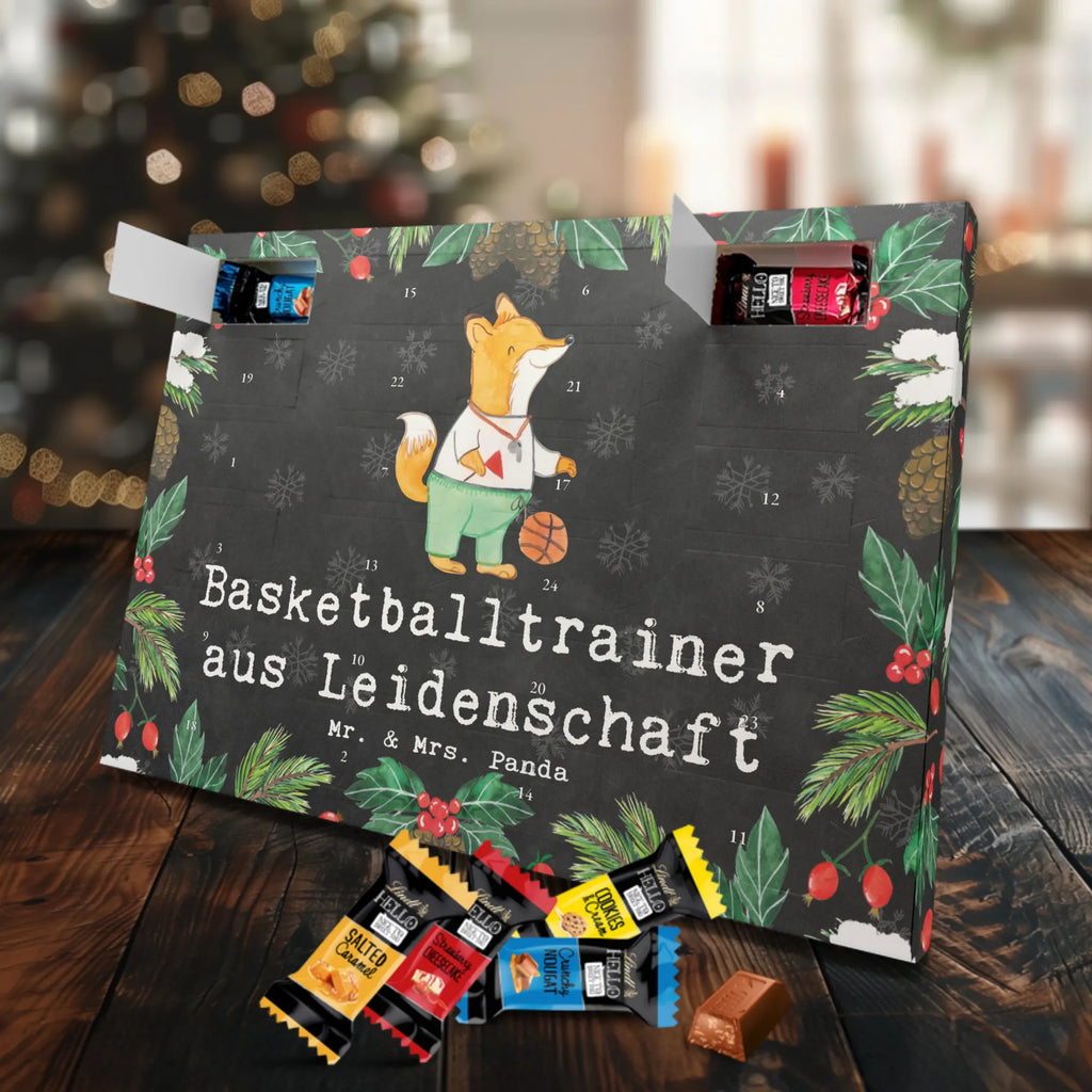 Chocolate advent calendar Basketball coach Passion gift, sayings, gift idea, best, farewell gift, passing exam, anniversary, retirement, promotion, job start, profession