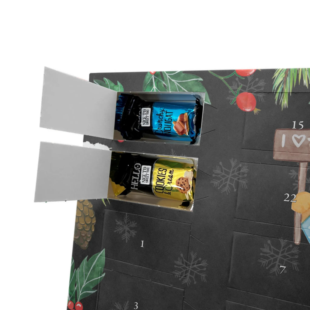 Chocolate advent calendar Animal protector passion sayings, best, farewell gift, gift idea, passing exam, anniversary, retirement, promotion, job start, profession, gift