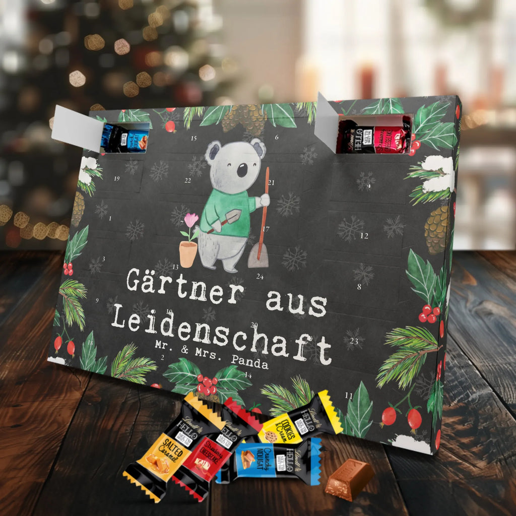 Chocolate advent calendar Gardener Passion gift, gift idea, sayings, best, farewell gift, passing exam, anniversary, retirement, promotion, job start, profession