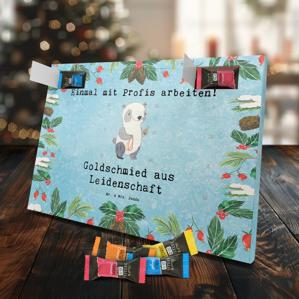 Chocolate advent calendar Goldsmith Passion gift, gift idea, sayings, best, farewell gift, passing exam, anniversary, retirement, promotion, job start, profession