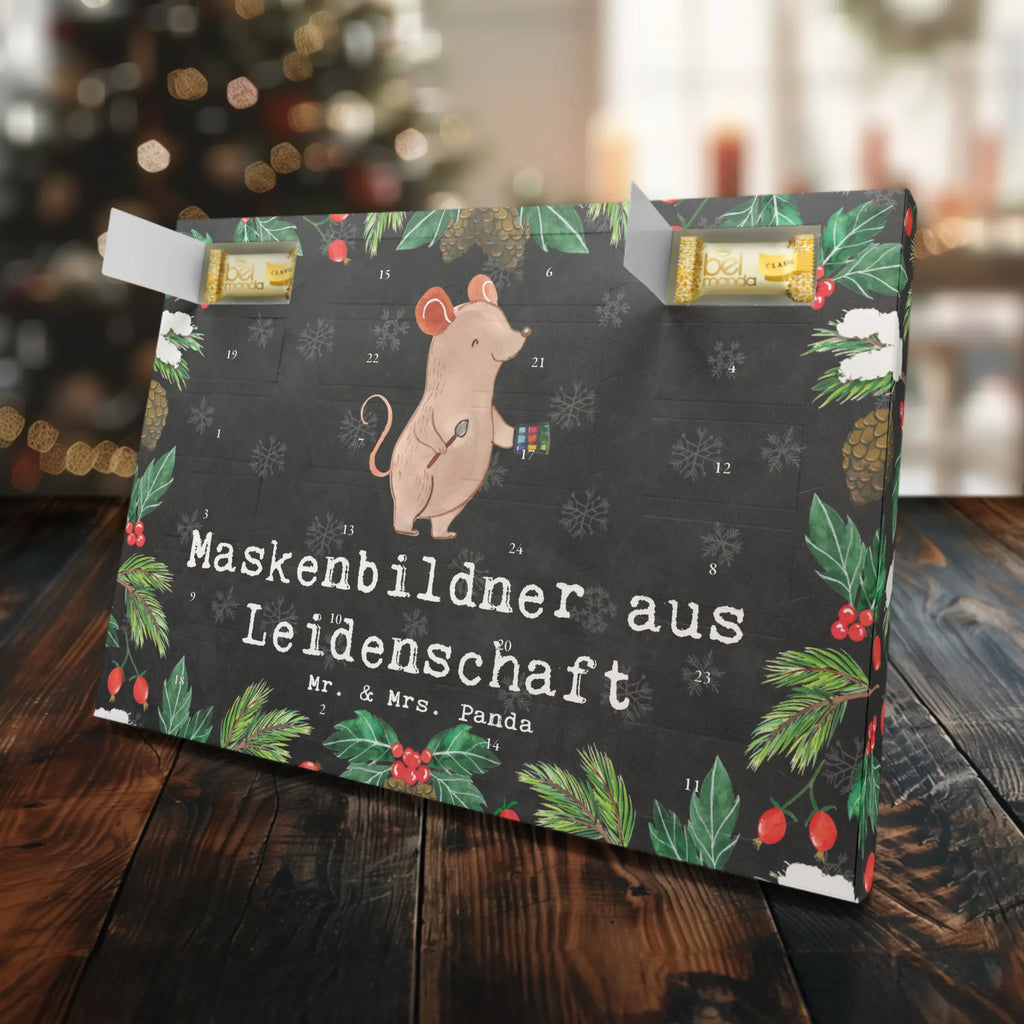 Marzipan Adventskalender Maskenbildner Leidenschaft Marzipan Adventskalender, Beruf, Ausbildung, Jubiläum, Abschied, Rente, Kollege, Kollegin, Geschenk, Schenken, Arbeitskollege, Mitarbeiter, Firma, Danke, Dankeschön, Eröffnung, Kosmetiker, Maskenbildner, Visagist, Make Up Artist, Kosmetikstudio, Beauty Salon