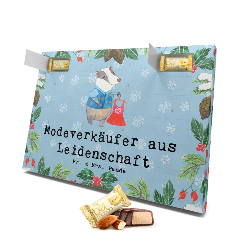 Marzipan Adventskalender Modeverkäufer Leidenschaft Marzipan Adventskalender, Beruf, Ausbildung, Jubiläum, Abschied, Rente, Kollege, Kollegin, Geschenk, Schenken, Arbeitskollege, Mitarbeiter, Firma, Danke, Dankeschön, Fashion Store, Modeverkäufer, Verkäufer