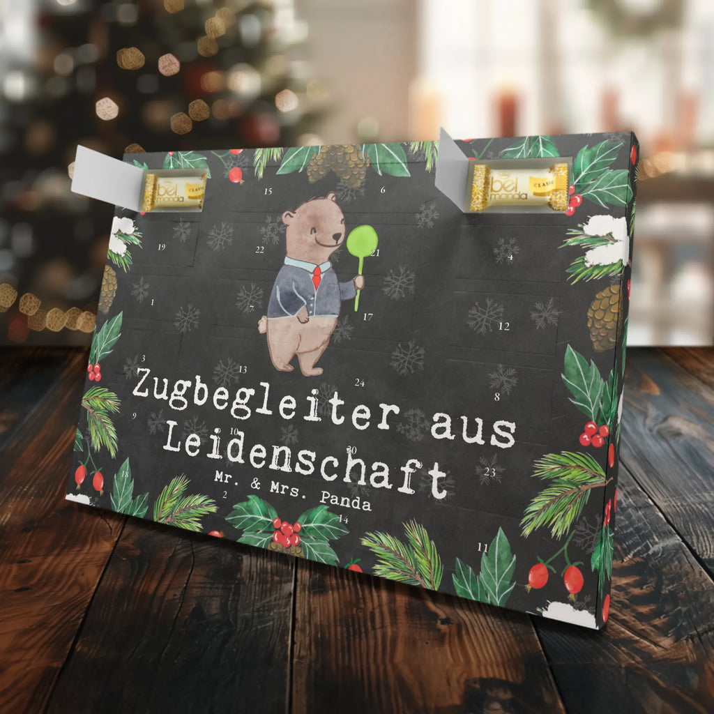 Marzipan Adventskalender Zugbegleiter Leidenschaft Marzipan Adventskalender, Beruf, Ausbildung, Jubiläum, Abschied, Rente, Kollege, Kollegin, Geschenk, Schenken, Arbeitskollege, Mitarbeiter, Firma, Danke, Dankeschön