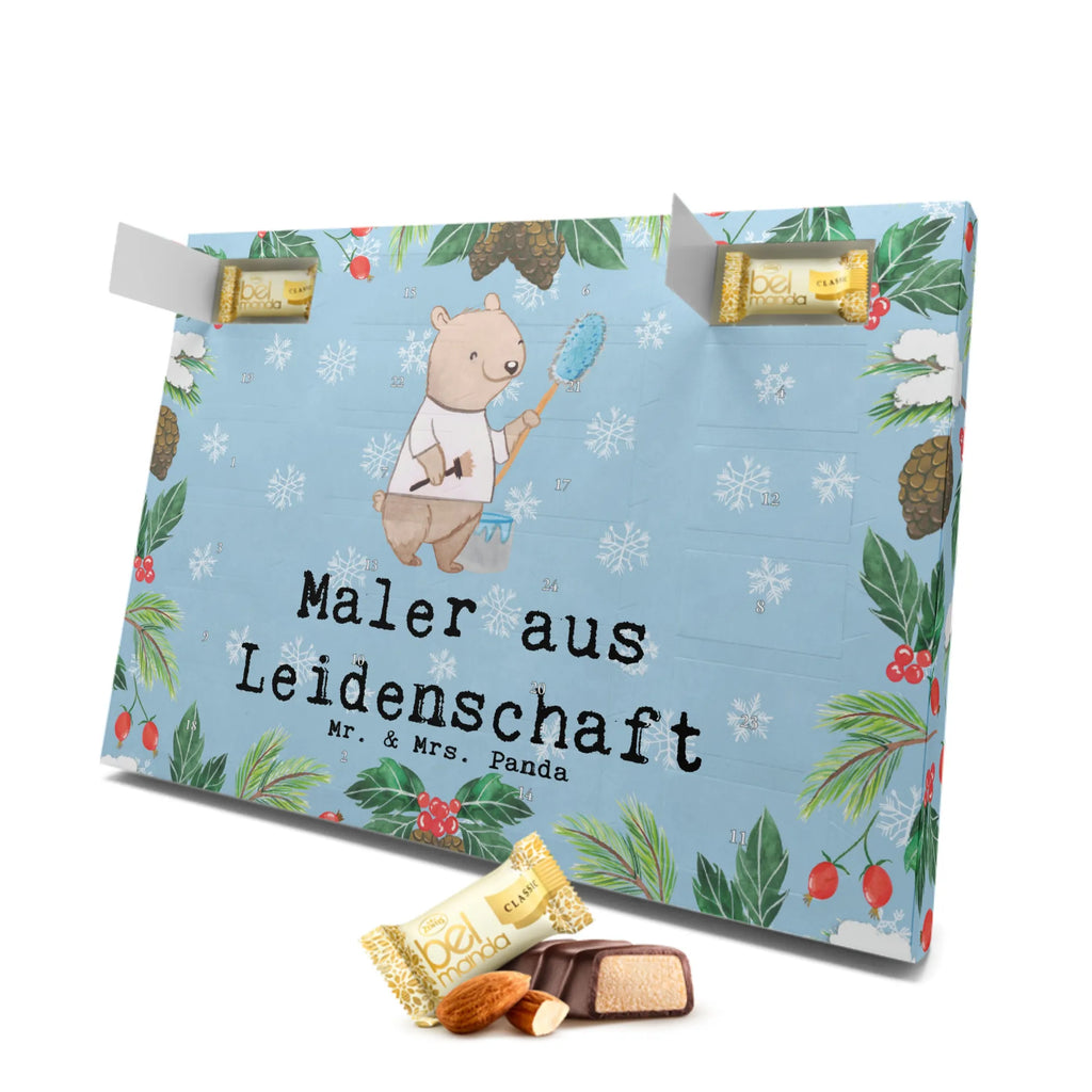 Marzipan Adventskalender Maler Leidenschaft Marzipan Adventskalender, Beruf, Ausbildung, Jubiläum, Abschied, Rente, Kollege, Kollegin, Geschenk, Schenken, Arbeitskollege, Mitarbeiter, Firma, Danke, Dankeschön, Meisterprüfung, Malerbetrieb, Gesellenprüfung, Malermeister, Maler