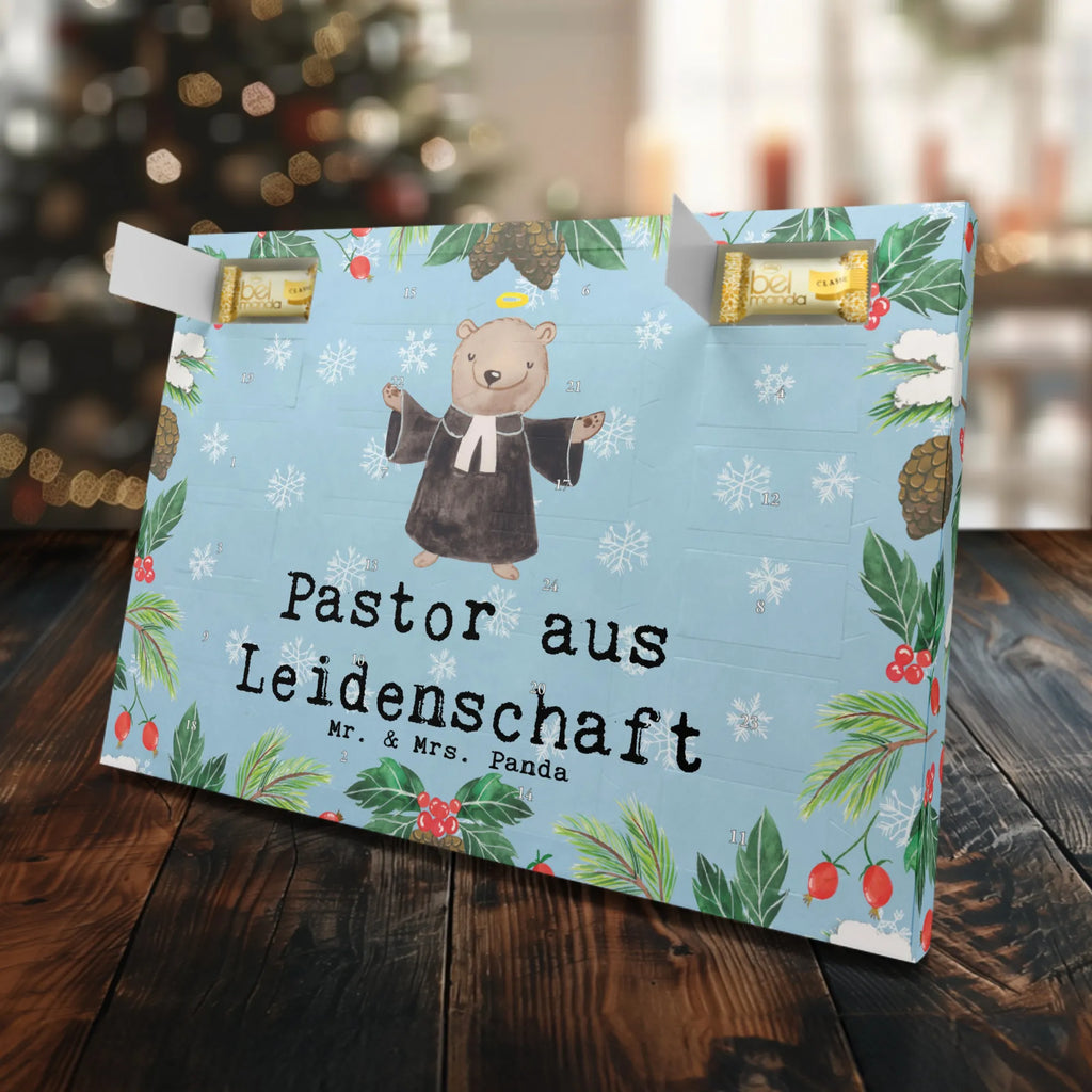Marzipan Adventskalender Pastor Leidenschaft Marzipan Adventskalender, Beruf, Ausbildung, Jubiläum, Abschied, Rente, Kollege, Kollegin, Geschenk, Schenken, Arbeitskollege, Mitarbeiter, Firma, Danke, Dankeschön, Theologe, Prediger<br />Priester, Kirche, Pfarrer, Diener Gottes<br />Geistlicher, Pastor
