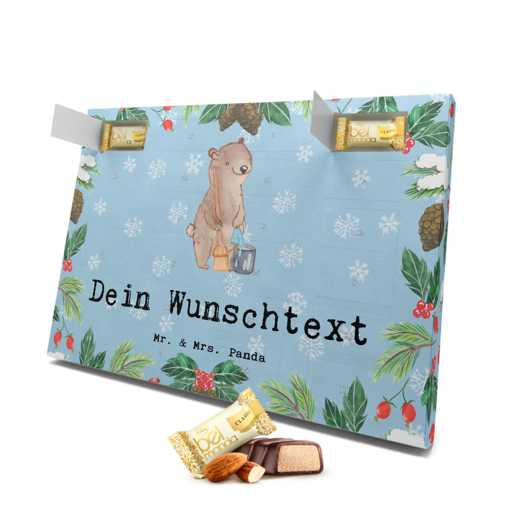Personalisierter Marzipan Adventskalender Reinigungskraft Leidenschaft Personalisierter Marzipan Adventskalender, Beruf, Ausbildung, Jubiläum, Abschied, Rente, Kollege, Kollegin, Geschenk, Schenken, Arbeitskollege, Mitarbeiter, Firma, Danke, Dankeschön
