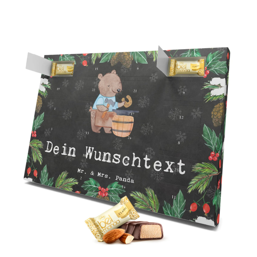 Personalisierter Marzipan Adventskalender Schmied Leidenschaft Personalisierter Marzipan Adventskalender, Beruf, Ausbildung, Jubiläum, Abschied, Rente, Kollege, Kollegin, Geschenk, Schenken, Arbeitskollege, Mitarbeiter, Firma, Danke, Dankeschön