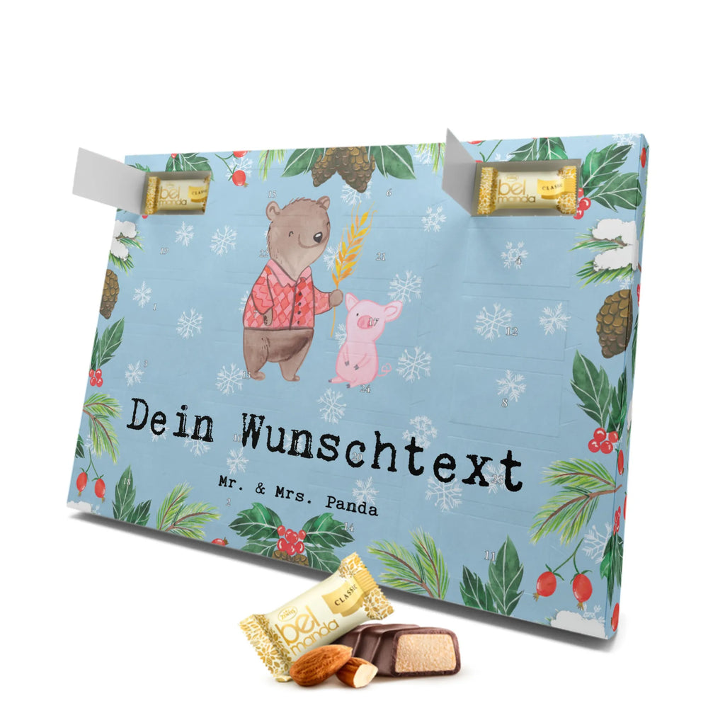 Personalisierter Marzipan Adventskalender Bauer Leidenschaft Personalisierter Marzipan Adventskalender, Beruf, Ausbildung, Jubiläum, Abschied, Rente, Kollege, Kollegin, Geschenk, Schenken, Arbeitskollege, Mitarbeiter, Firma, Danke, Dankeschön, Tierwirt, Farmer, Agronom, Landwirt; Bauer, Bauernhof