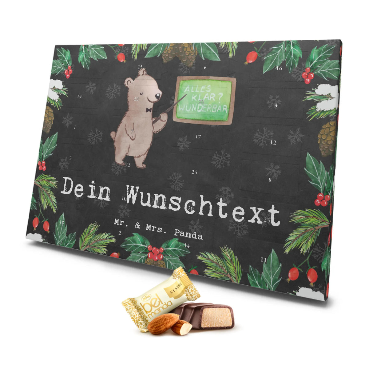 Personalisierter Marzipan Adventskalender Kunstlehrer Leidenschaft Personalisierter Marzipan Adventskalender, Beruf, Ausbildung, Jubiläum, Abschied, Rente, Kollege, Kollegin, Geschenk, Schenken, Arbeitskollege, Mitarbeiter, Firma, Danke, Dankeschön, Kunstschule, Kunstlehrer, Kunstunterricht