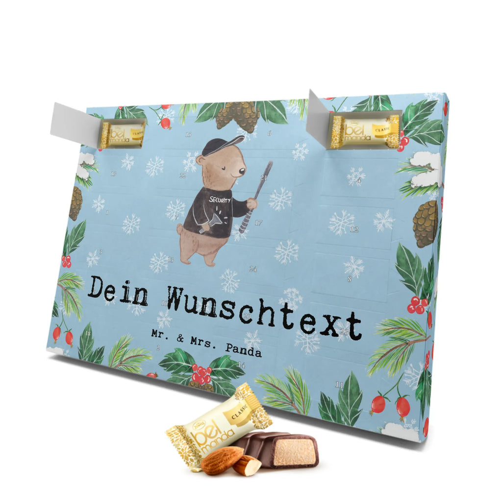 Personalisierter Marzipan Adventskalender Security Mitarbeiter Leidenschaft Personalisierter Marzipan Adventskalender, Beruf, Ausbildung, Jubiläum, Abschied, Rente, Kollege, Kollegin, Geschenk, Schenken, Arbeitskollege, Mitarbeiter, Firma, Danke, Dankeschön