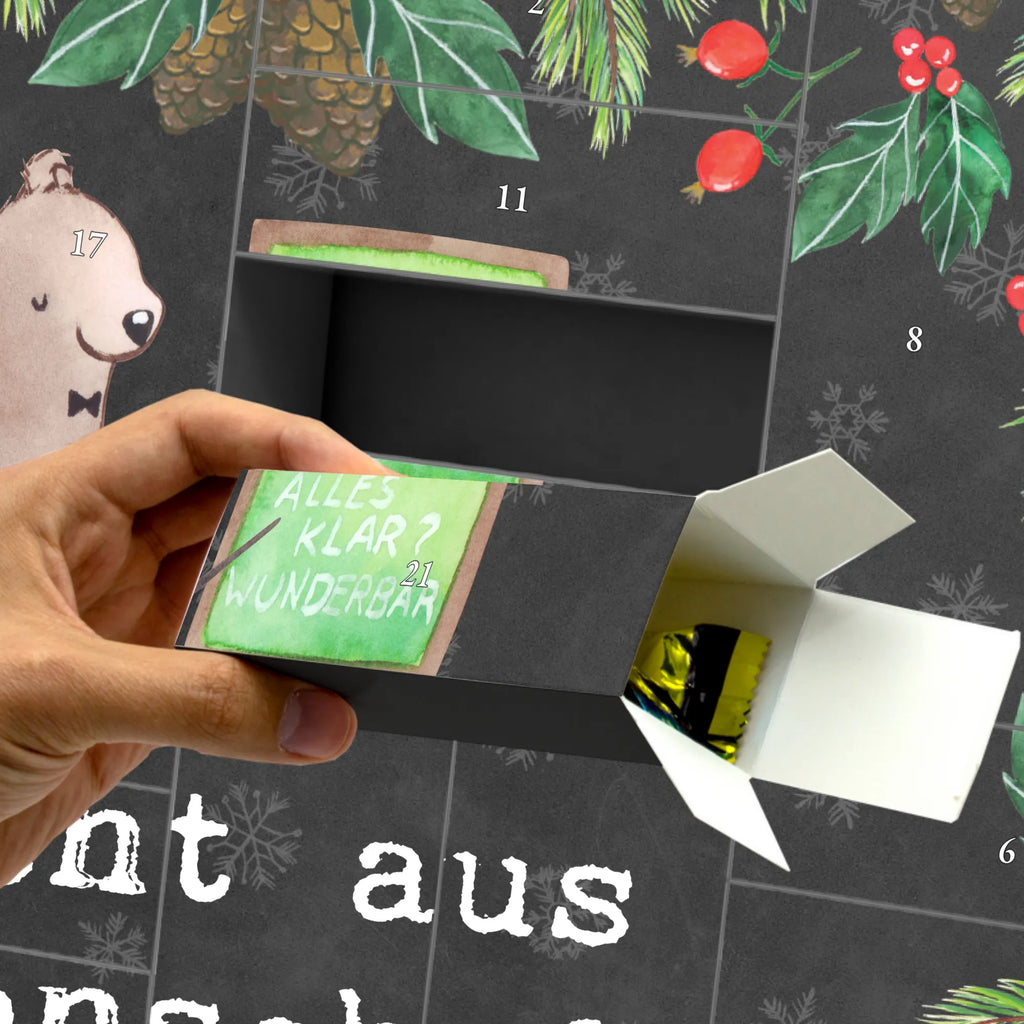 Fillable advent calendar Lecturer Passion gift, sayings, gift idea, best, farewell gift, passing exam, anniversary, retirement, promotion, job start, profession