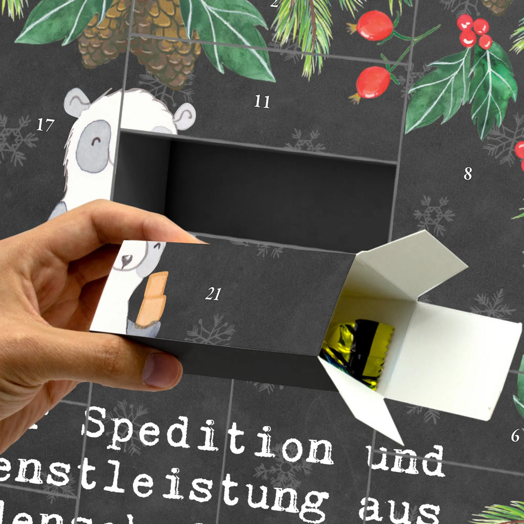 Fillable advent calendar Freight forwarding and logistics service clerk Passion gift, sayings, gift idea, best, farewell gift, passing exam, anniversary, retirement, promotion, job start, profession