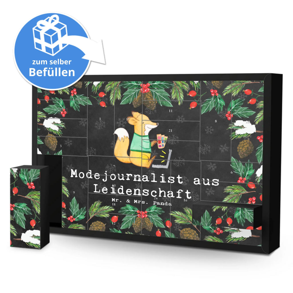 Fillable advent calendar Fashion journalist Passion Advent calendar 2020, self filling, Advent calendar men, Advent calendar women, Advent calendar, gift, gift idea, best, farewell gift, passing exam, anniversary, retirement, promotion, job start, sayings, funny, profession