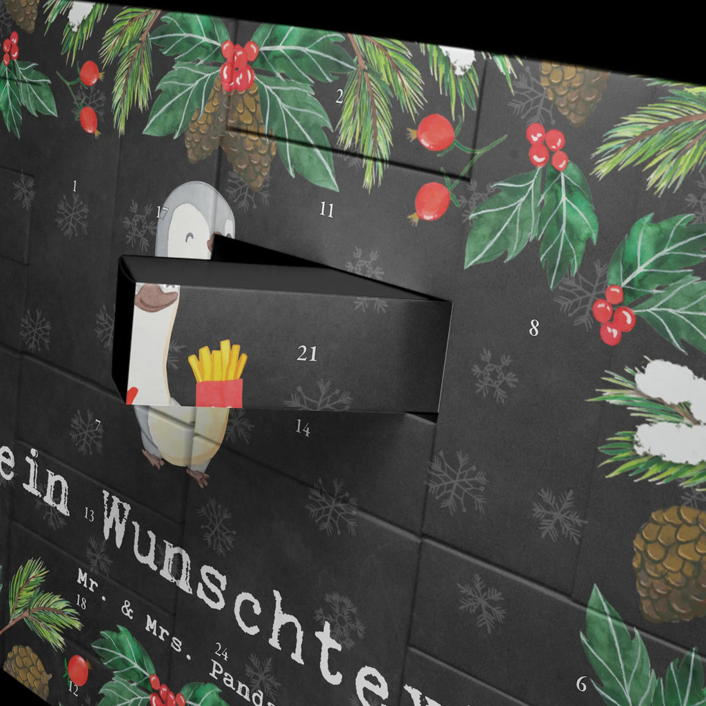 Personalisierter Befüllbarer Adventskalender Imbissverkäufer Leidenschaft Adventskalender Zum Selbst Befüllen, Befüllbarer Adventskalender, Geschenk, Schenken, Jubiläum, Danke, Dankeschön, Beruf, Ausbildung, Abschied, Rente, Kollege, Kollegin, Arbeitskollege, Mitarbeiter, Firma, Pommesverkäufer, Imbissverkäufer, Pommesliebe, Imbissbesitzer