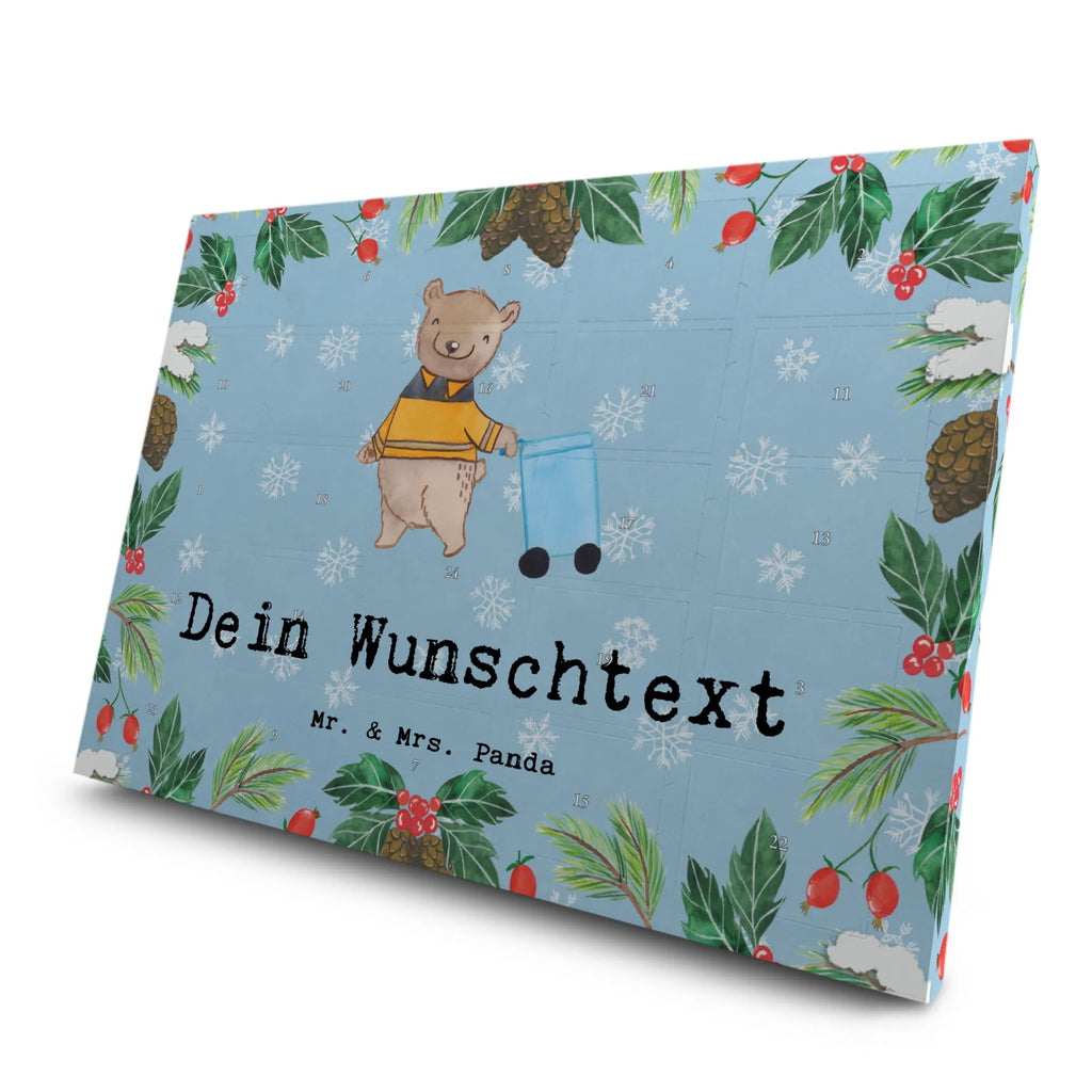  Waste collector Passion Personalisierter Tee Adventskalender, Geschenk, Schenken, Jubiläum, Danke, Dankeschön, Beruf, Ausbildung, Abschied, Rente, Kollege, Kollegin, Arbeitskollege, Mitarbeiter, Firma, Müllwerker, Müllentsorger, Müllmann, Fachkraft Kreislauf- und Abfallwirtschaft, Kehrichtmann, Müllfahrer
