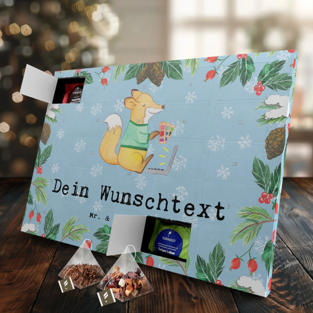 Personalisierter Tee Adventskalender Modejournalist Leidenschaft Personalisierter Tee Adventskalender, Geschenk, Schenken, Jubiläum, Danke, Dankeschön, Beruf, Ausbildung, Abschied, Rente, Kollege, Kollegin, Arbeitskollege, Mitarbeiter, Firma, Redakteur, Pressebüro, Modejournalist, Journalist, Studium, Reporter