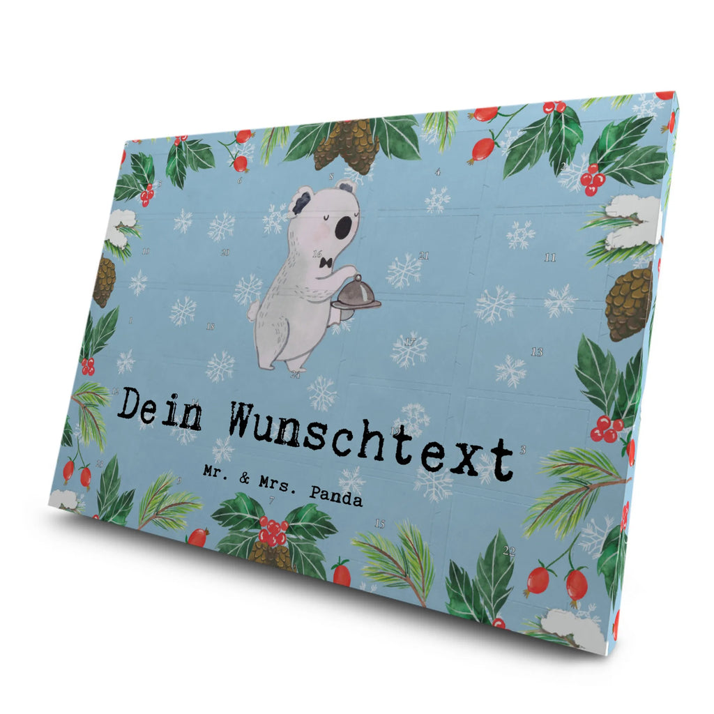 Personalisierter Tee Adventskalender Kellner Leidenschaft Personalisierter Tee Adventskalender, Geschenk, Schenken, Jubiläum, Danke, Dankeschön, Beruf, Ausbildung, Abschied, Rente, Kollege, Kollegin, Arbeitskollege, Mitarbeiter, Firma, Ober, Kellner, Servicekraft, Restaurant