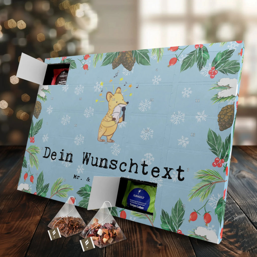 Personalisierter Tee Adventskalender Musicaldarsteller Leidenschaft Personalisierter Tee Adventskalender, Geschenk, Schenken, Jubiläum, Danke, Dankeschön, Beruf, Ausbildung, Abschied, Rente, Kollege, Kollegin, Arbeitskollege, Mitarbeiter, Firma