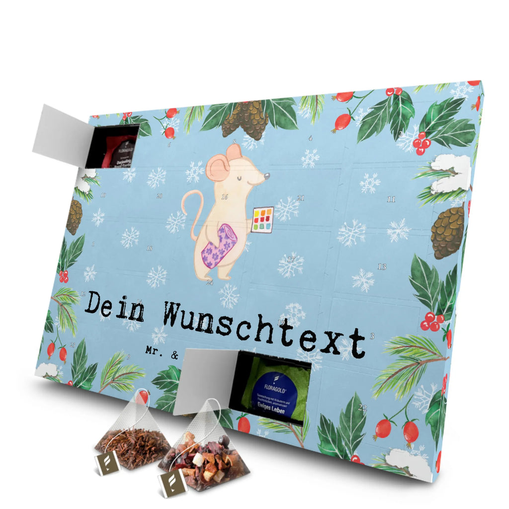 Personalisierter Tee Adventskalender Raumausstatter Leidenschaft Personalisierter Tee Adventskalender, Geschenk, Schenken, Jubiläum, Danke, Dankeschön, Beruf, Ausbildung, Abschied, Rente, Kollege, Kollegin, Arbeitskollege, Mitarbeiter, Firma
