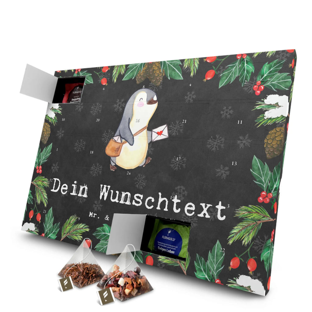  Postman passion Personalisierter Tee Adventskalender, Geschenk, Schenken, Jubiläum, Danke, Dankeschön, Beruf, Ausbildung, Abschied, Rente, Kollege, Kollegin, Arbeitskollege, Mitarbeiter, Firma, Briefzusteller, Postler, Postbote, Briefträger