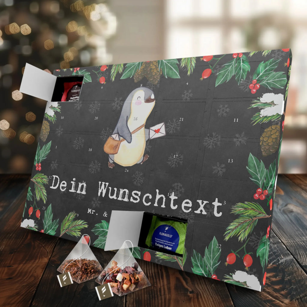  Postman passion Personalisierter Tee Adventskalender, Geschenk, Schenken, Jubiläum, Danke, Dankeschön, Beruf, Ausbildung, Abschied, Rente, Kollege, Kollegin, Arbeitskollege, Mitarbeiter, Firma, Briefzusteller, Postler, Postbote, Briefträger