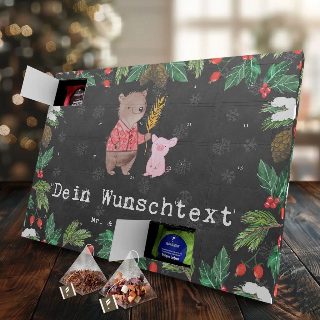 Personalisierter Tee Adventskalender Bauer Leidenschaft Personalisierter Tee Adventskalender, Geschenk, Schenken, Jubiläum, Danke, Dankeschön, Beruf, Ausbildung, Abschied, Rente, Kollege, Kollegin, Arbeitskollege, Mitarbeiter, Firma, Farmer, Landwirt; Bauer, Tierwirt, Bauernhof, Agronom